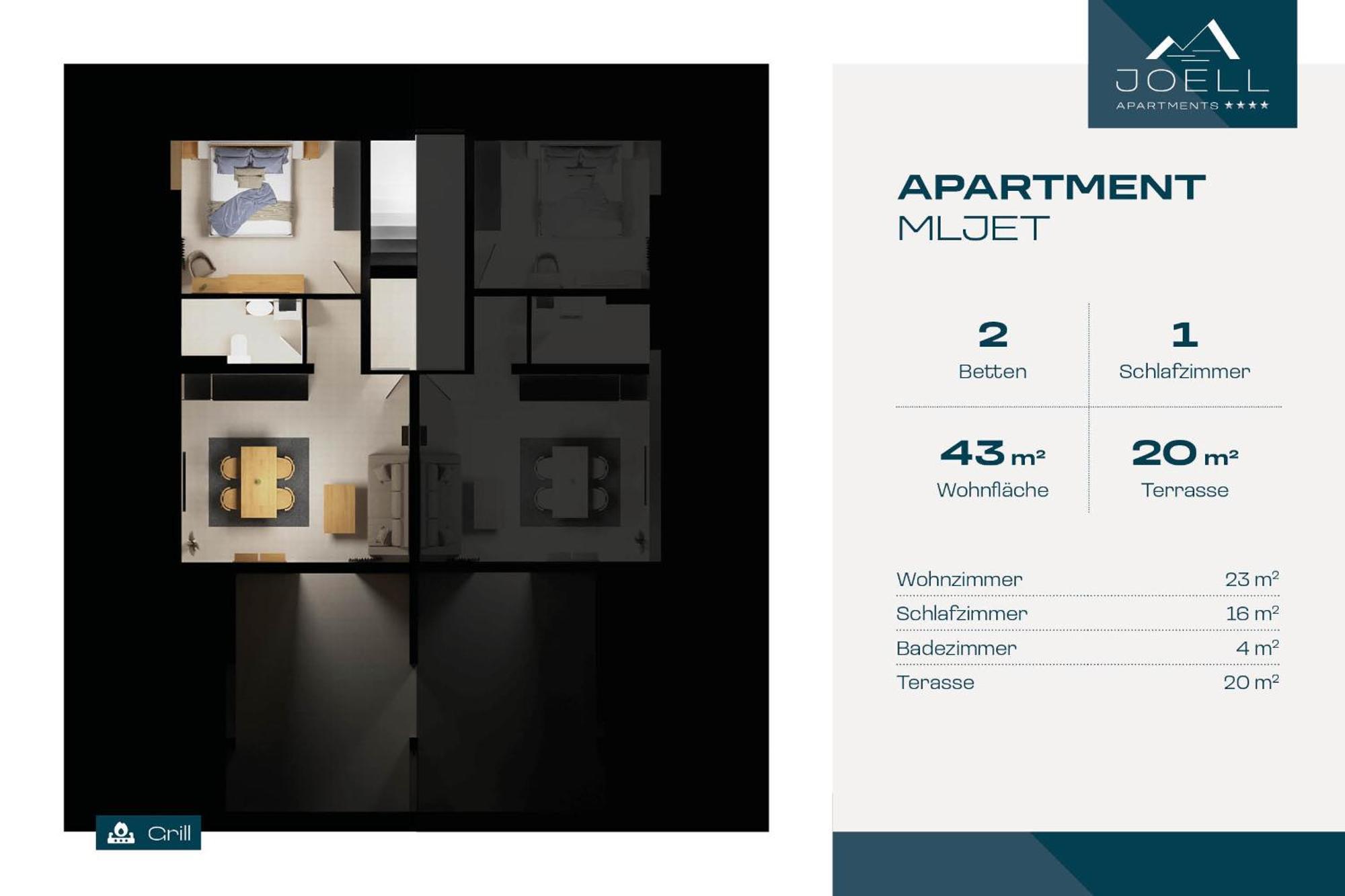 לוקבה Joell Apartments מראה חיצוני תמונה