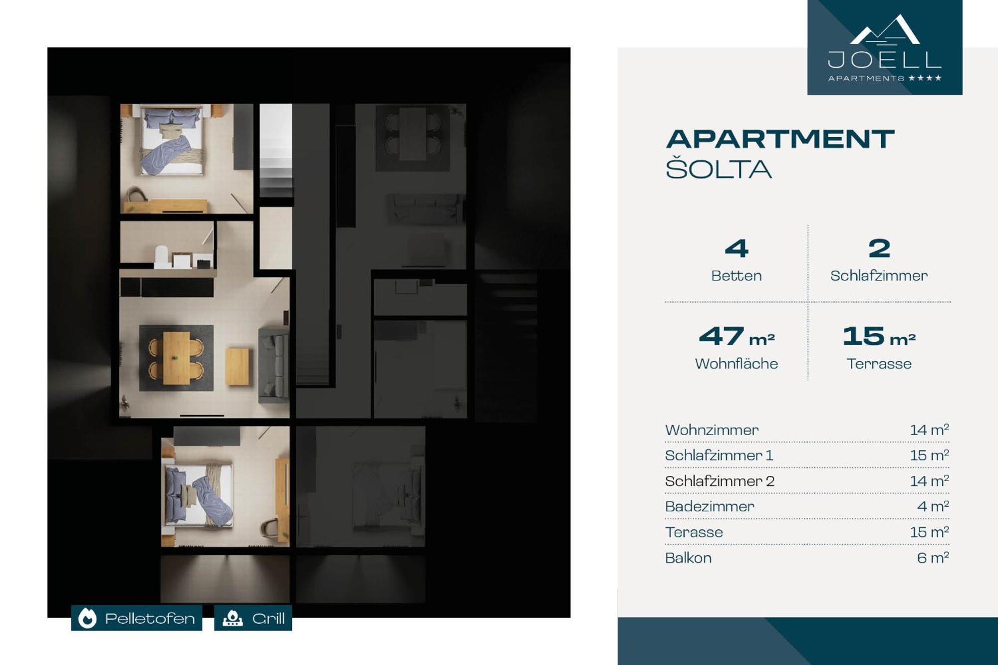 לוקבה Joell Apartments מראה חיצוני תמונה